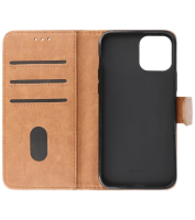 Iphone 12 - 12 Pro Hoesje Bookstyle Wallet Cases Bruin