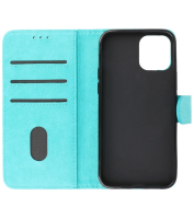 Iphone 12 - 12 Pro Hoesje Bookstyle Wallet Cases Groen