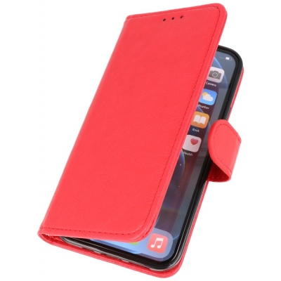 Iphone 12 - 12 Pro Hoesje Bookstyle Wallet Cases Rood