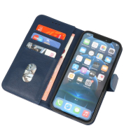 Iphone 12 - 12 Pro Hoesje Bookstyle Wallet Cases Navy