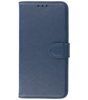 Iphone 12 - 12 Pro Hoesje Bookstyle Wallet Cases Navy