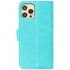 Iphone 12 - 12 Pro Hoesje Bookstyle Wallet Cases Groen