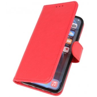 Iphone 12 - 12 Pro Hoesje Bookstyle Wallet Cases Rood