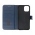 Iphone 12 - 12 Pro Hoesje Bookstyle Wallet Cases Navy