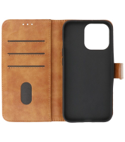 Iphone 13 Hoesje Bookstyle Wallet Cases Bruin
