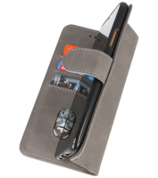 Iphone 13 Hoesje Bookstyle Wallet Cases Grijs