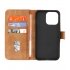 Iphone 13 Pro Max Hoesje Bookstyle Wallet Cases Bruin