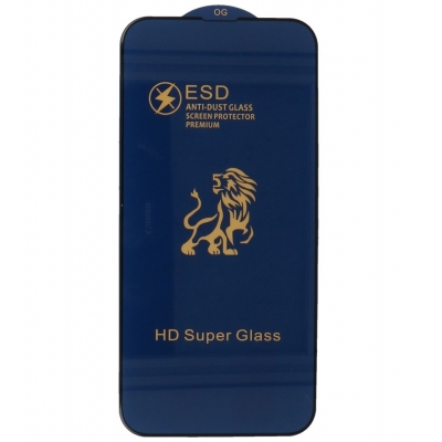 9H Full Tempered Glass voor iPhone 13 - 13 Pro Zwart