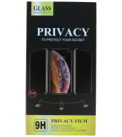 9H Privacy Full Tempered Glass voor iPhone 12 Mini Zwart