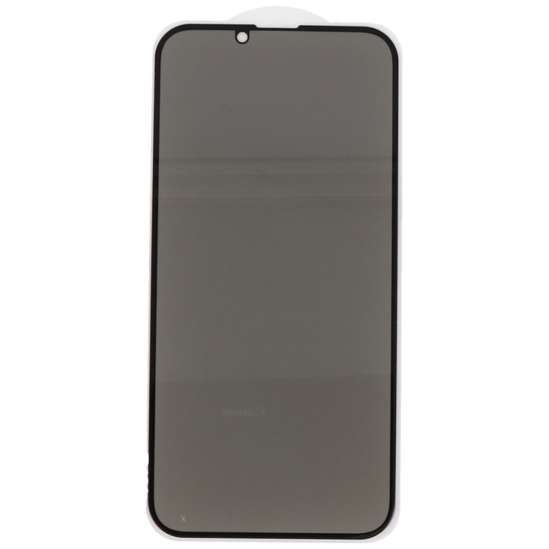 9H Privacy Full Tempered Glass voor iPhone 12 - 12 Pro Zwart