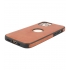 Iphone 12&12 Pro Design Leer Hoesje BackCover Cognac