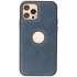 Iphone 12&12 Pro Design Leer Hoesje BackCover Navy