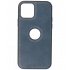 Iphone 12&12 Pro Design Leer Hoesje BackCover Navy