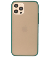 Iphone 12 - 12 Pro Hoesje Hard Case Color Groen