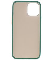 Iphone 12 - 12 Pro Hoesje Hard Case Color Groen