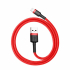 Baseus 0,5m Cafule 2.4A (Rood) Lightning Kabel