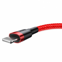 Baseus 0,5m Cafule 2.4A (Rood) Lightning Kabel