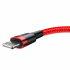 Baseus 0,5m Cafule 2.4A (Rood) Lightning Kabel