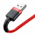 Baseus 0,5m Cafule 2.4A (Rood) Lightning Kabel