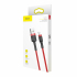 Baseus 0,5m Cafule 2.4A (Rood) Lightning Kabel