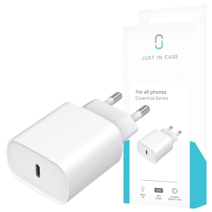 Just in Case Essential 20W USB-C PD Adapter Wit