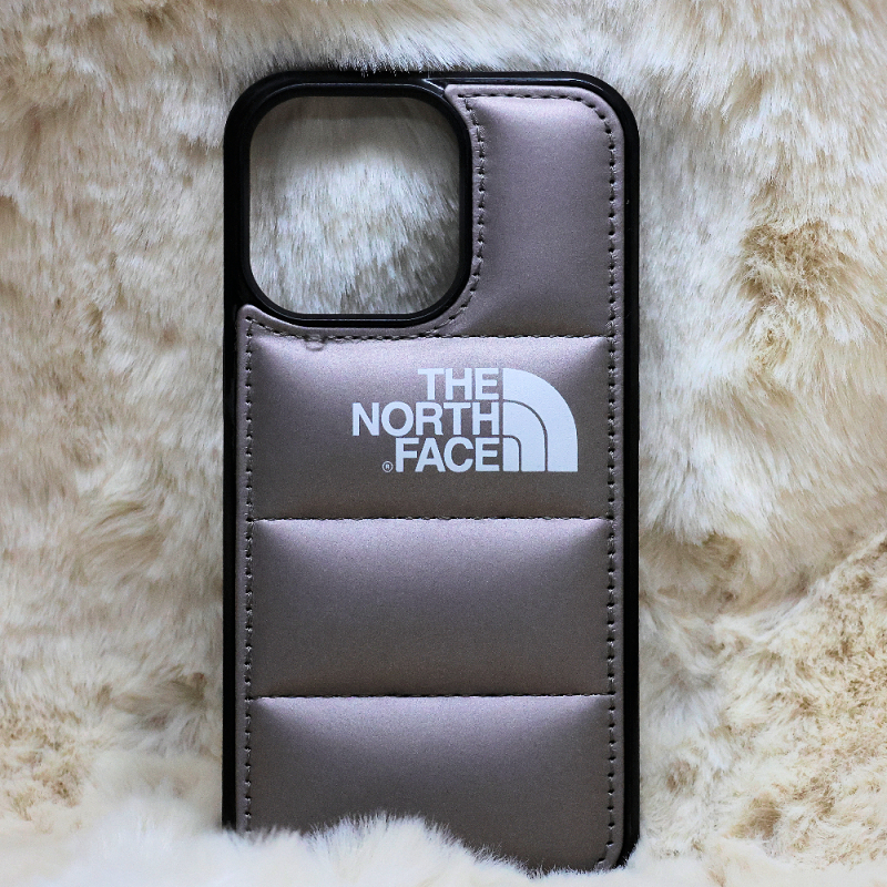 The North Face Puffer Hoesje Iphone 13 Pro Brons