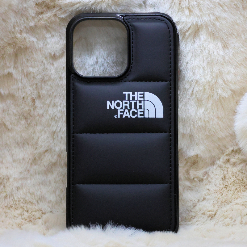 The North Face Puffer Hoesje Iphone 16 Pro Max Zwart