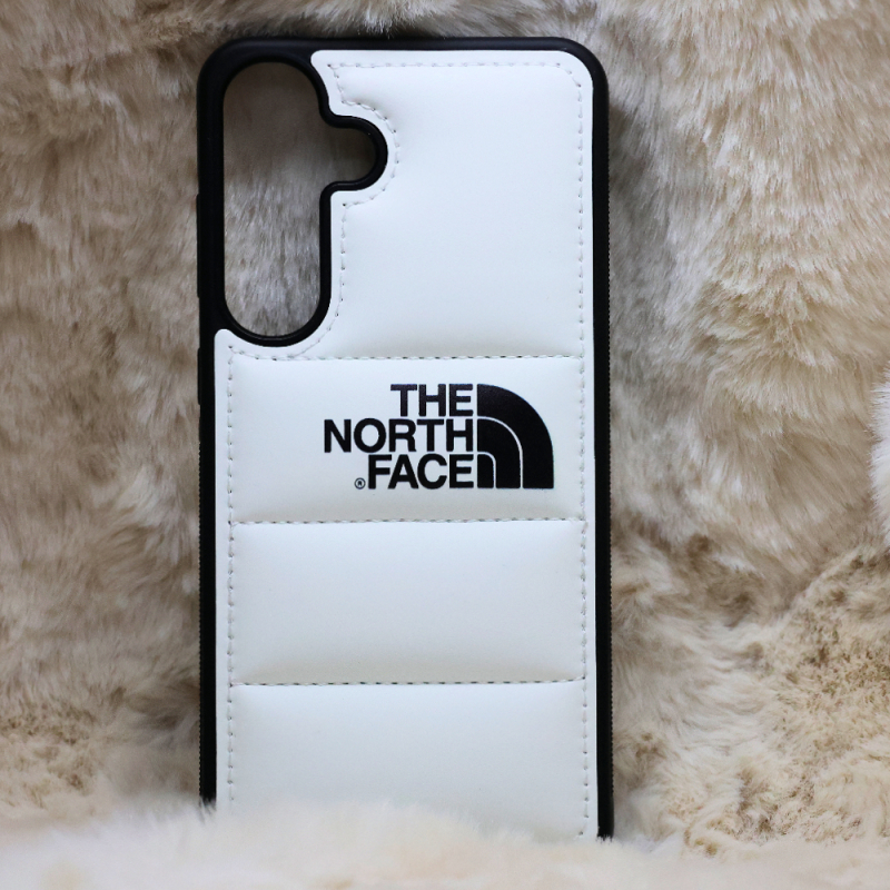 The North Face Puffer Hoesje Samsung Galaxy S25 Plus Wit