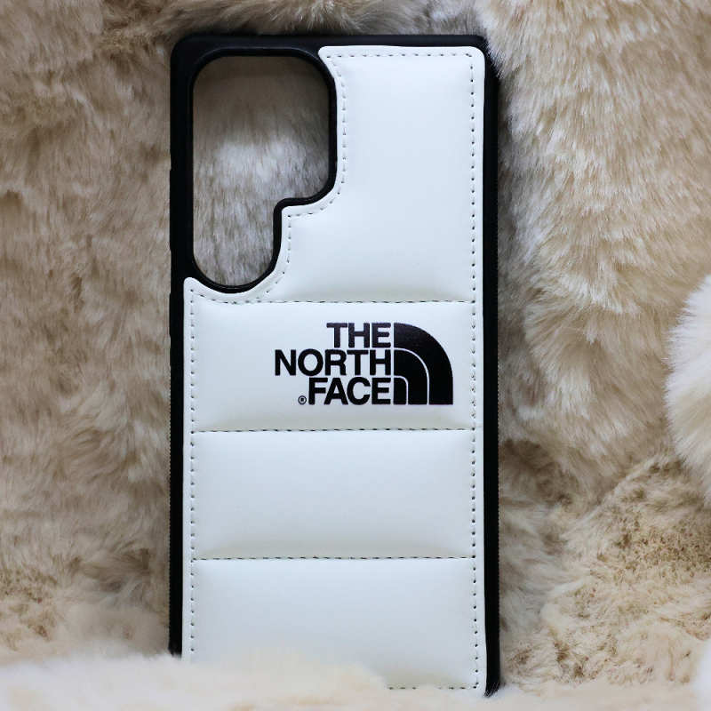 The North Face Puffer Hoesje Samsung Galaxy S25 Ultra Wit