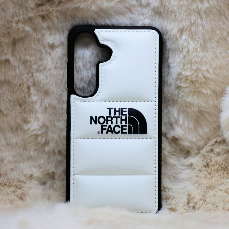 The North Face Puffer Hoesje Samsung Galaxy S25 Wit