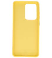 Samsung Galaxy S20 Ultra TPU Hoesje Color Geel