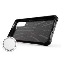 Hybrid Armor hoesje voor Samsung Galaxy S23 Plus gepantserde Zwart