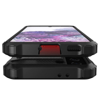 Hybrid Armor hoesje voor Samsung Galaxy S23 Plus gepantserde Zwart