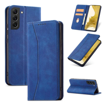 Samsung Galaxy S23 Plus hoesje magneet boekcase blauw