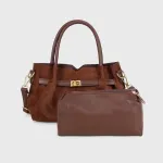 Luna Elegance Handtas Bruin – met Uitneembare Binnentas