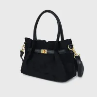 Luna Elegance Handtas Zwart – met uitneembare binnentas