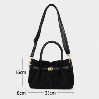 Luna Elegance Handtas Zwart – met uitneembare binnentas