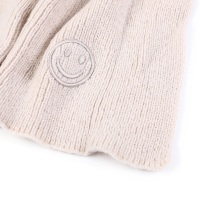 Smiley sjaal beige