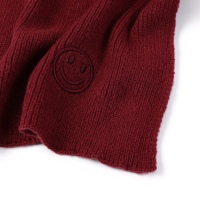 Smiley sjaal rood