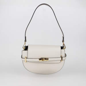 Shirley leren tas kleur beige