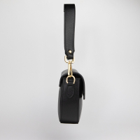 Glamorous leren dames tas zwart