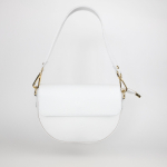 Glamorous leren dames tas wit