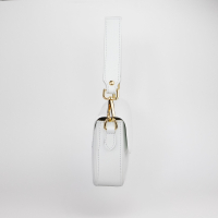 Glamorous leren dames tas wit