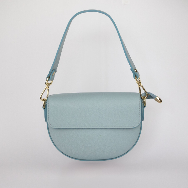 Glamorous leren dames tas blauw