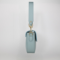 Glamorous leren dames tas blauw