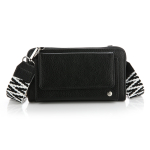 Portemonee met luxe band kleur zwart