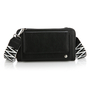 Portemonee met luxe band kleur zwart