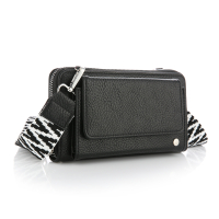 Portemonee met luxe band kleur zwart