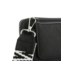 Portemonee met luxe band kleur zwart