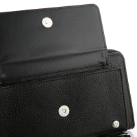 Portemonee met luxe band kleur zwart